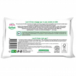 Composition Lingettes à l'eau Love & Green