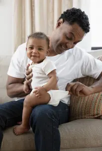 papa et bébé