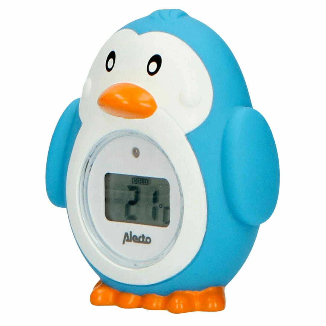 Thermomètre De Bain Pour Bébé En Forme De Pingouin - Écran Facile