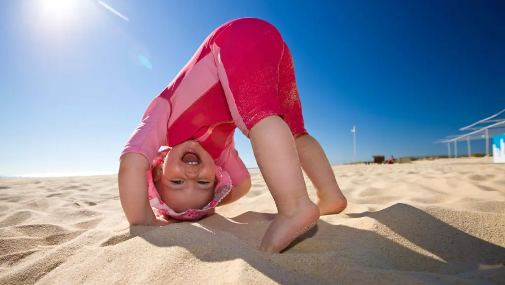 plage bébé
