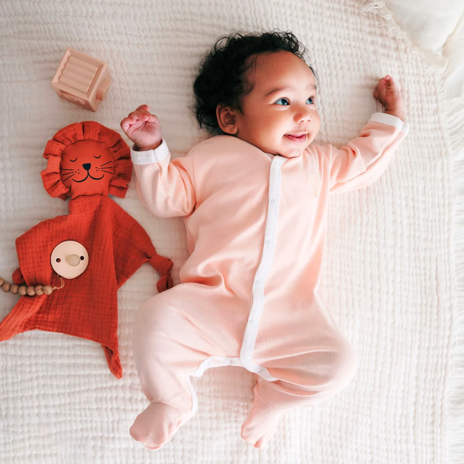 Pyjama Coton Bébé Pêche