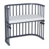 Lit Babybay Original Gris avec matelas