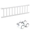 Kit de transformation berceau BabyBay Original Blanc, Barrière + Roues