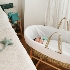 Couffin Nuage Support Bois 3