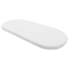 Drap Housse Bébé Blanc en Coton Bio pour Matelas 80x30cm : Couffin, Nacelle, Berceau