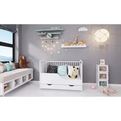 Lit Bébé Elinor Avec Tiroir 4