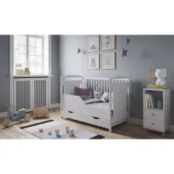 Lit Bébé Elinor Avec Tiroir 5
