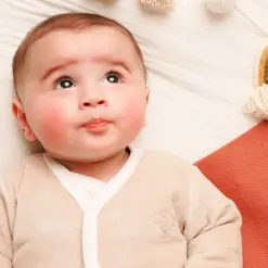 Pyjama Bébé Velours Noisette