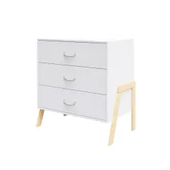 commode a langer liv blanc et pin
