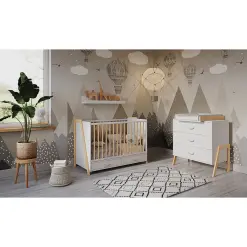 Lit évolutif et Commode à Langer LIV