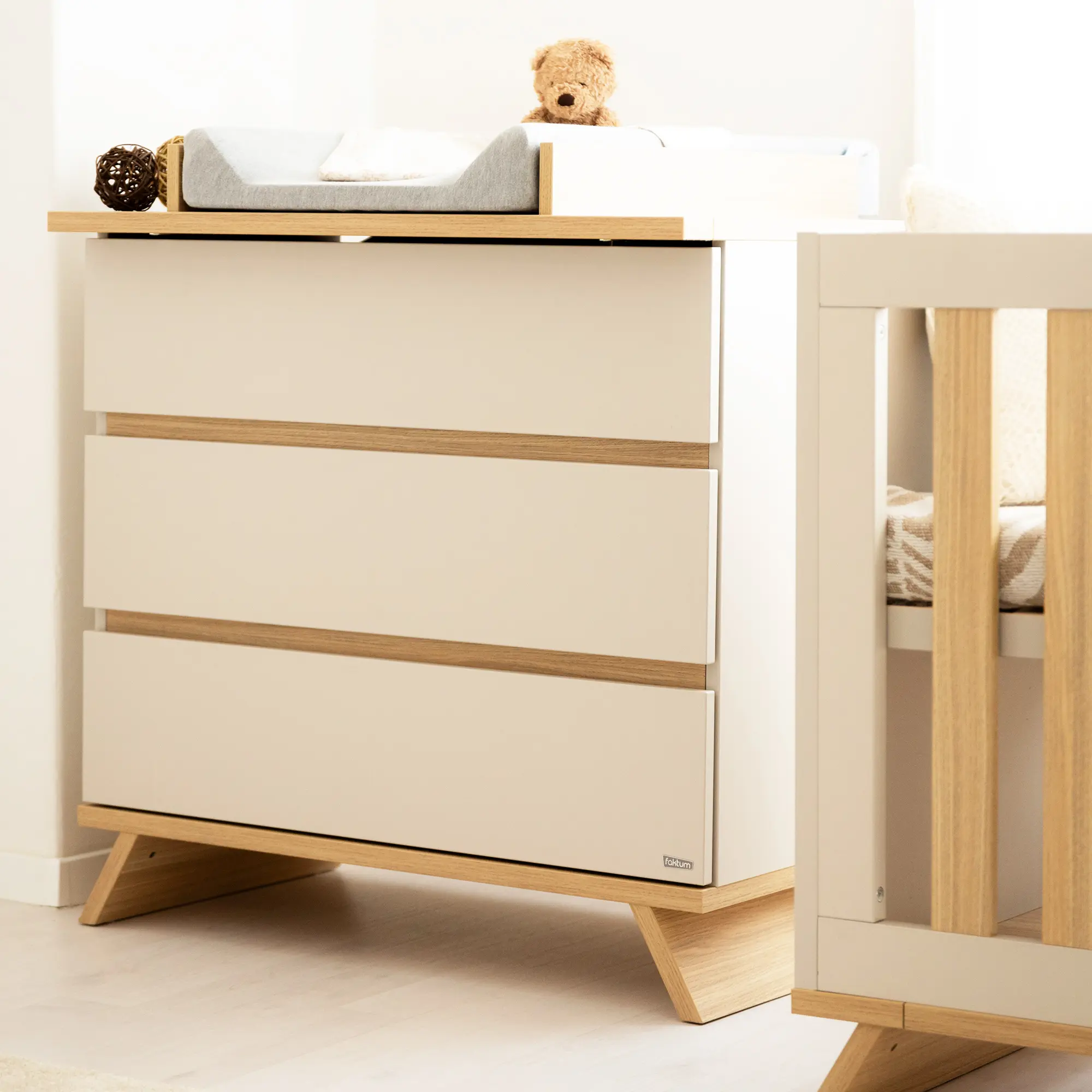 Commode à Langer avec Plan à Langer Amovible – SIENNA