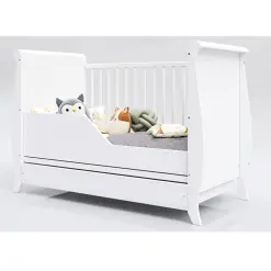 Lit bébé évolutif avec tiroir – ALBA – 120×60 cm